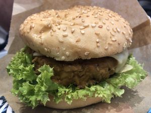 Barbecue burger at The Vurger in Valencia