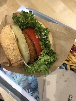 Hawaiian burger   at The Vurger in Valencia