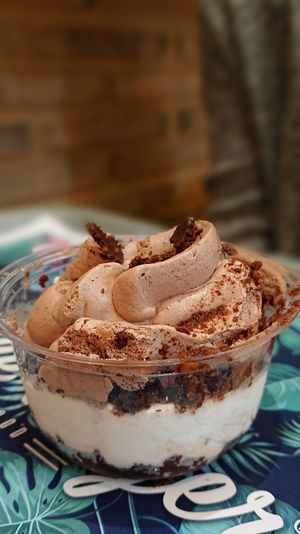 Chocolate dessert at The Vurger in Valencia