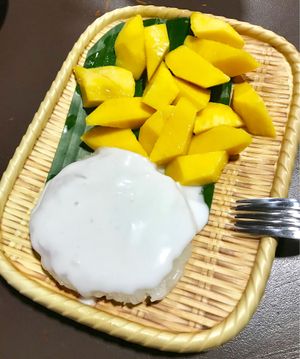 Mango sticky rice  at Sticky Rice Thai Food in Central Singapore
