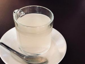 Lemongrass drink at Sticky Rice Thai Food in Central Singapore