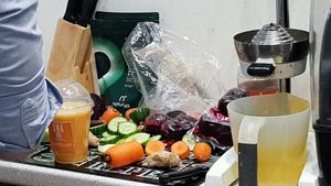 It looks freshly made... at DNA Juices in South West London