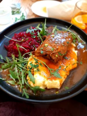 Beef roll at Kuchnia PoWolność in Poznan