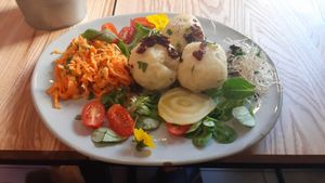 pyzy ziemniaczane at Kuchnia PoWolność in Poznan