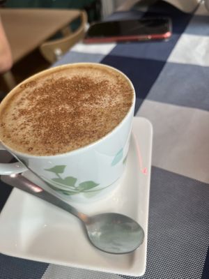 Pumpkin spice coffe  at Kuchnia PoWolność in Poznan
