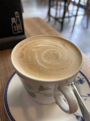 Pumpkin spice lattee  at Kuchnia PoWolność in Poznan