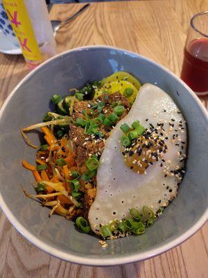 Bibimbap at Kuchnia PoWolność in Poznan