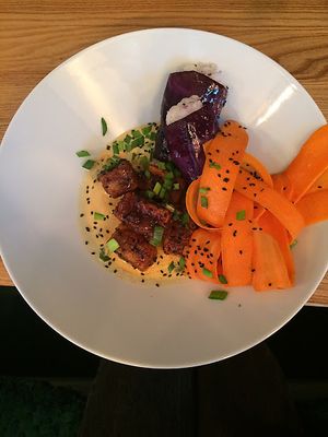 coconut rolls with spicy tofu at Kuchnia PoWolność in Poznan