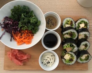 Sushi at Kuchnia PoWolność in Poznan