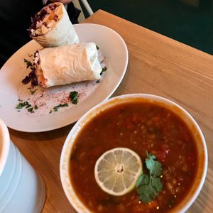 Wrap&soup  at Kuchnia PoWolność in Poznan