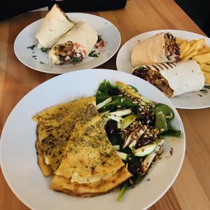 Socca i wrapy 🙌🏻 at Kuchnia PoWolność in Poznan