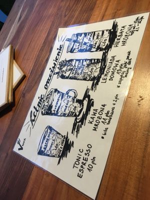 Special drinks at Kuchnia PoWolność in Poznan