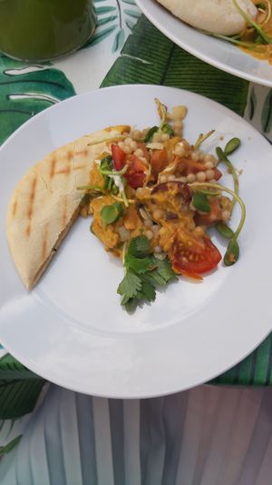 sałatka z kuskusu / couscous salad at Kuchnia PoWolność in Poznan