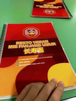   at Mie Panjang Umur in Malang