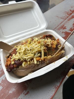   at The Baked Potato Shop in Edinburgh