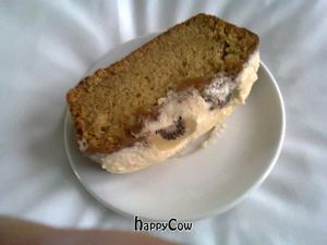 Kiwi vegan cake at The Baked Potato Shop in Edinburgh