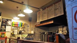 Counter at Shop at The Baked Potato Shop in Edinburgh