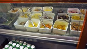 Filling Selection at The Baked Potato Shop in Edinburgh
