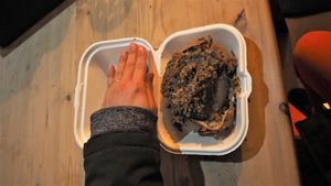 Small Baked Potato with 1 Filling of Vegan Macsween Haggis [£4.99]  at The Baked Potato Shop in Edinburgh