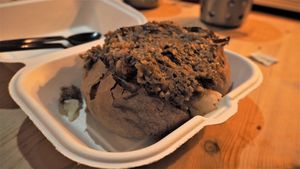Small Baked Potato with 1 Filling of Vegan Macsween Haggis [£4.99]  at The Baked Potato Shop in Edinburgh