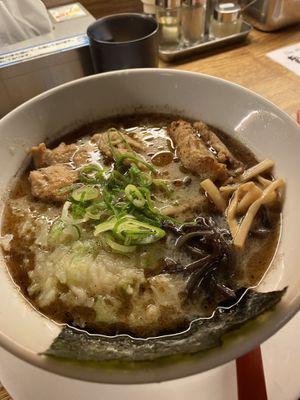 Extra vegan char siu😄 at Kyushu Jangara Ramen - Akasaka in Tokyo