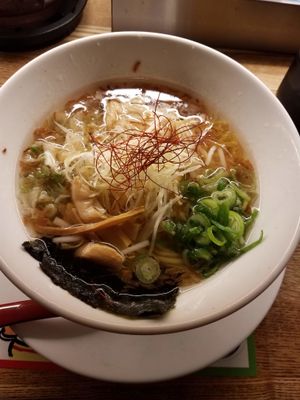 vegan ramen at Kyushu Jangara Ramen - Akasaka in Tokyo