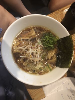 Vegan ramen  at Kyushu Jangara Ramen - Akasaka in Tokyo