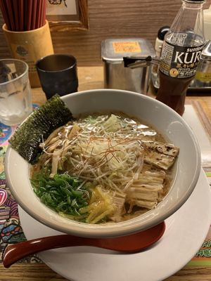 Vegan ramen (5 pieces option) at Kyushu Jangara Ramen - Akasaka in Tokyo