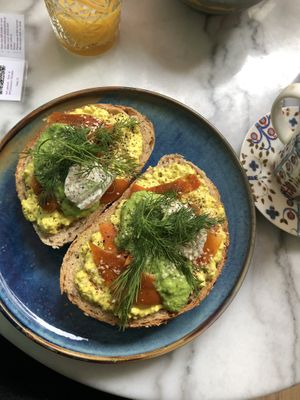 vegan zalmbroodje #Veganuary at Plant B in Antwerpen