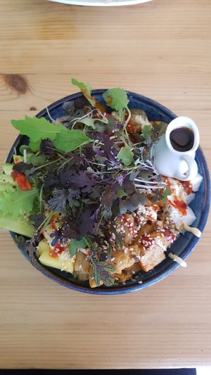 Poke bowl at Plant B in Antwerpen