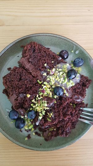 Chocolate cake at Plant B in Antwerpen
