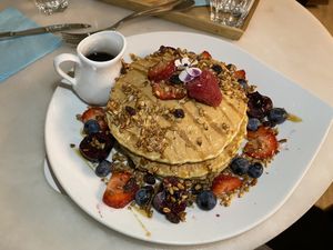 American pancakes   at Plant B in Antwerpen