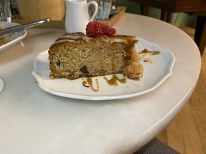 Café of the day (pistachio and lemon)  at Plant B in Antwerpen