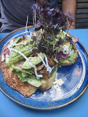 Bacon toast at Plant B in Antwerpen