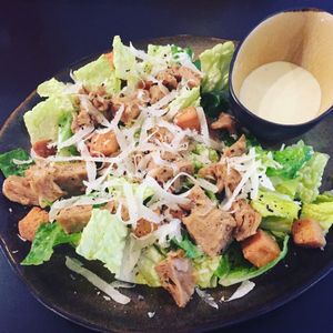 Vegetarian Caesar Salad at Plant B in Antwerpen