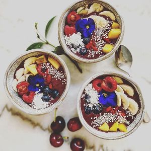 Açai bowl  at Plant B in Antwerpen