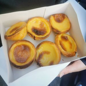 Pasteis de nata at Padoca Vegan - Fábrica in Vila Nova De Gaia