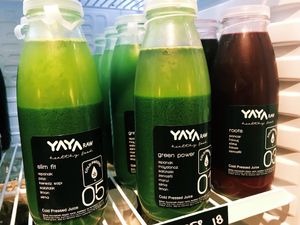 Cold pressed juices at YayaRaw in Izmir