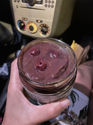 Vegan Black Forest cake jar at Ruudo Coffee & Bakery in Izmir