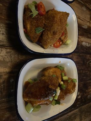 This is not chicken wings - dragon spice and buffalo sauce  #Veganuary at BrewDog - Crispin House in Leeds