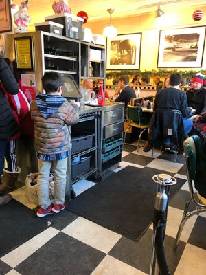 Busy breakfast time at Lou's Restaurant & Bakery in Hanover