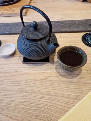 Barley tea at Wa Cafe in Galway