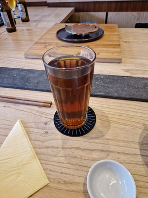 Barley ice tea at Wa Cafe in Galway