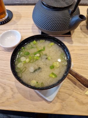 Miso soup at Wa Cafe in Galway