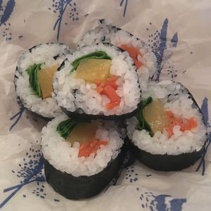 Turnip Sushi Roll at Wa Cafe in Galway
