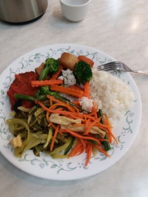 My lunch at Quan Chay Huong Sen Vegetarian in Cabramatta