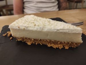 Lime pie at DaTerra - Foz do Douro in Porto