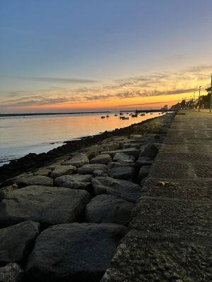 The river - this view was a 20 second walk from the cafe   at DaTerra - Foz do Douro in Porto