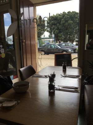Looking out to the river  at DaTerra - Foz do Douro in Porto