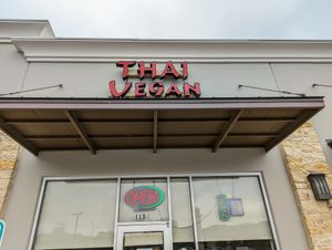 Currently no indoor dining, and no outside patio or picnic tables. at Thai Vegan in San Antonio